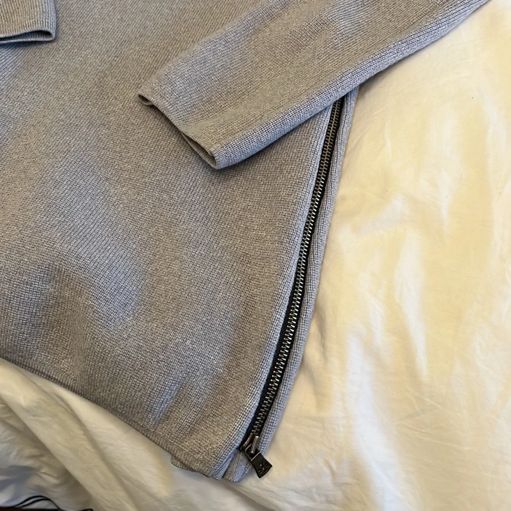 Tory Burch wool, tunic side zip sweater - Picture 3 of 4
